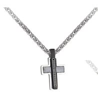 Collar Rosso Amante Hombre Nivola in Acero UCN315GR - UCN315GR